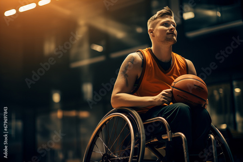Adaptive Hoops: Young Athlete Overcoming Challenges on the Basketball Court