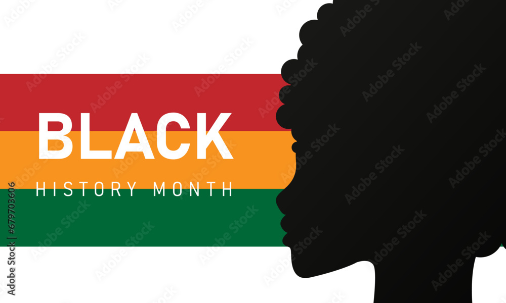 Black History Month, banner, vector illustration Black History Month, banner, vector illustration
