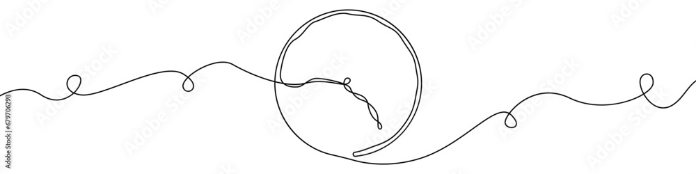 Clock icon line continuous drawing vector. One line Timer icon vector background. Clock hands sign icon. Continuous outline of a Clock icons. Clock icon line continuous drawing vector. One line Timer icon vector background. Clock hands sign icon. Continuous outline of a Clock icons.