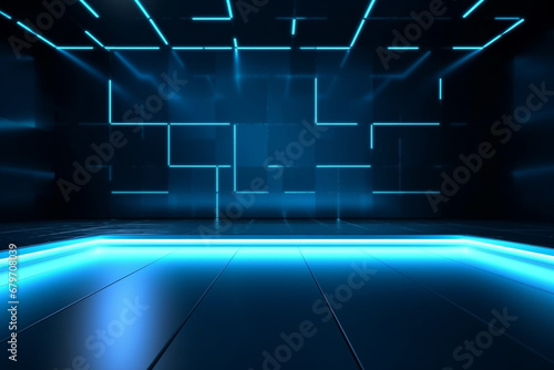 Stage Background Images with Light Dark Light Blue