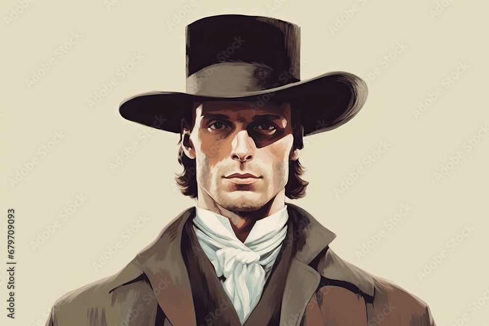 Distinguished Gentleman in a Top Hat Embracing the Puritan Aesthetic Generative AI Distinguished Gentleman in a Top Hat Embracing the Puritan Aesthetic Generative AI