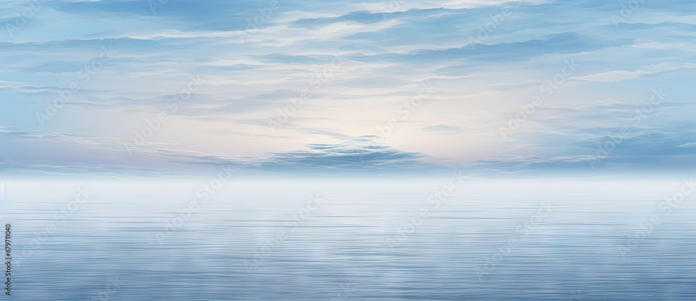 Fototapeta premium A Serene Reflection: The Majestic Lake Mirroring the Dramatic Cloudscape