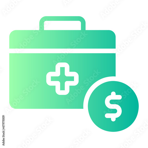 emergency funds gradient icon