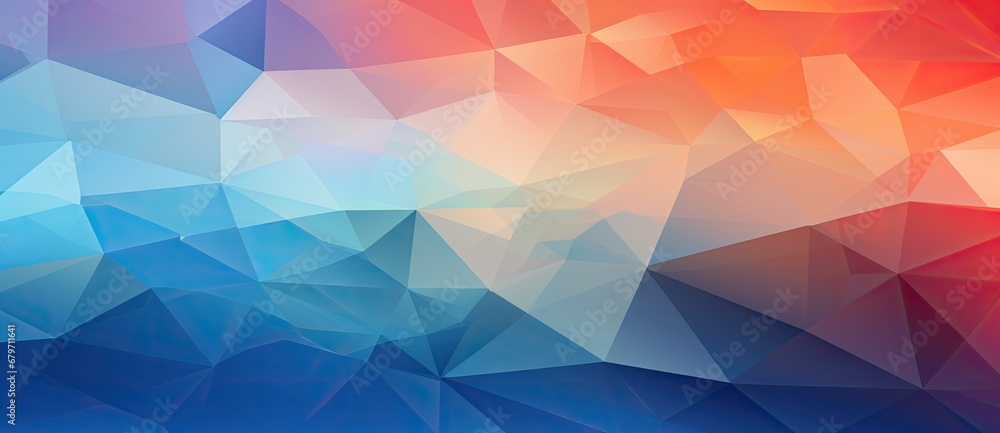 Obraz premium Colorful Triangular Symphony: A Vibrant, Energetic, and Mesmerizing Kaleidoscope of Geometric Art