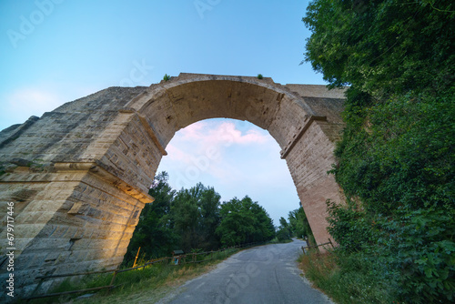Ponte di Augusto  Roman bridge at Narni  Umbria  Italy