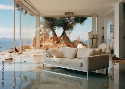 ibiza modern living room flooded 