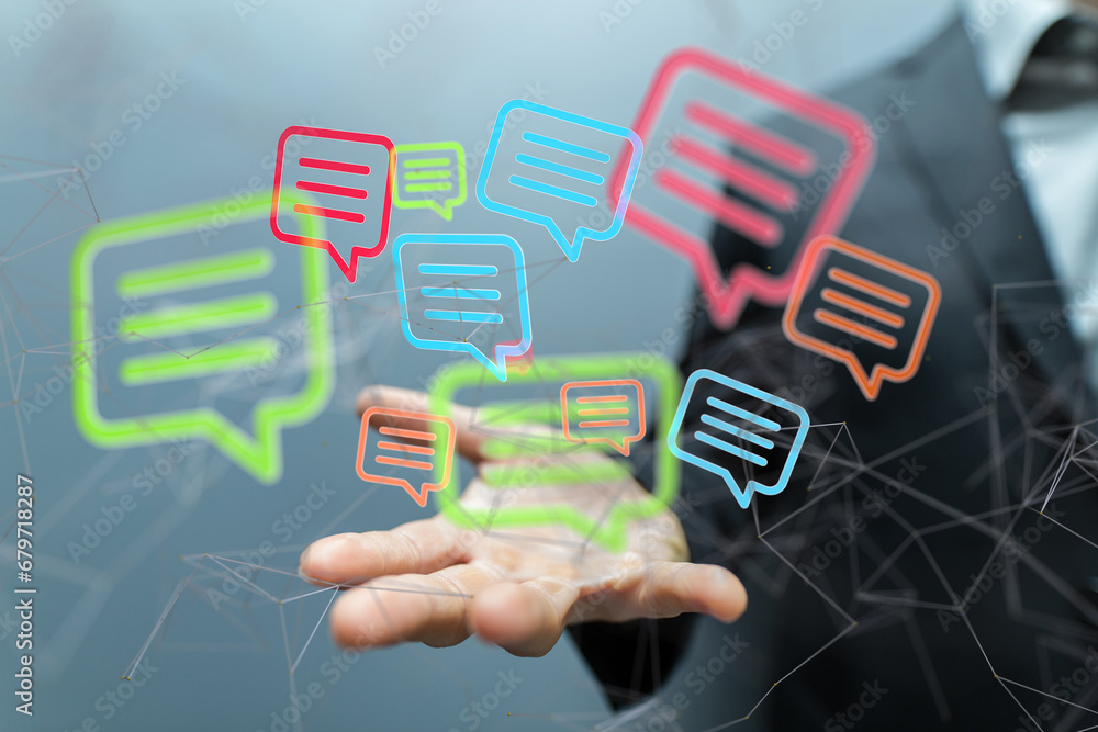 speaking bubble communication conference Digital Network - neural network exposure digital speaking bubble communication conference Digital Network - neural network exposure digital