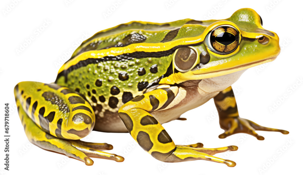 Obraz premium Green frog isolated.