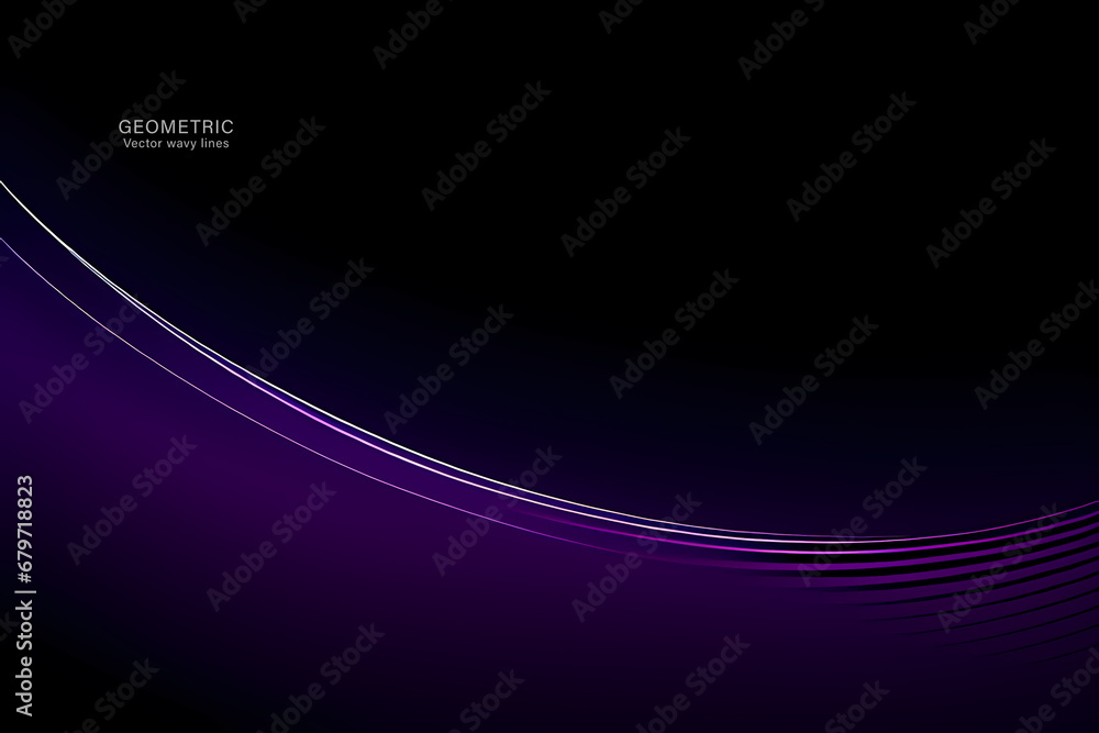 Dark purple color gradient background design. Abstract geometric background with liquid shapes. Vector illustration. Dark purple color gradient background design. Abstract geometric background with liquid shapes. Vector illustration.