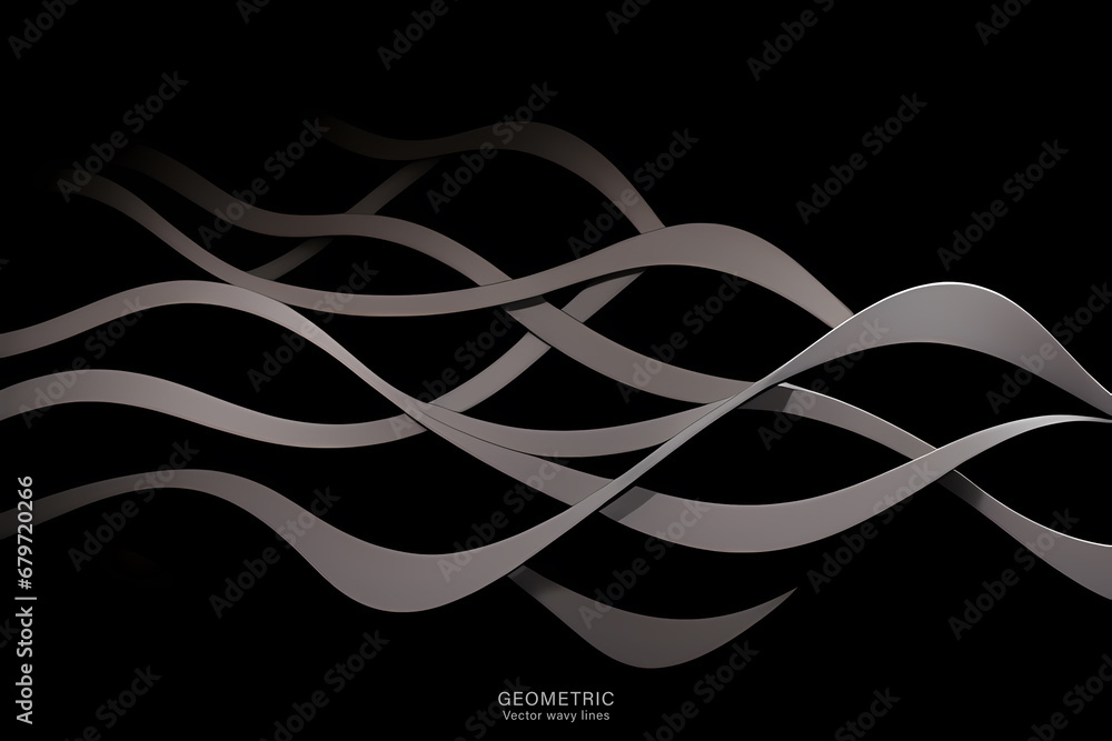 Gray and black color gradient background design. Abstract geometric background with liquid shapes. Vector illustration. Gray and black color gradient background design. Abstract geometric background with liquid shapes. Vector illustration.