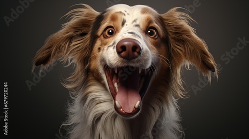 Dog withTongue Out. 3D Illustration © HN Works