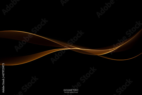 Dark brown color gradient background design. Abstract geometric background with liquid shapes. Vector illustration.