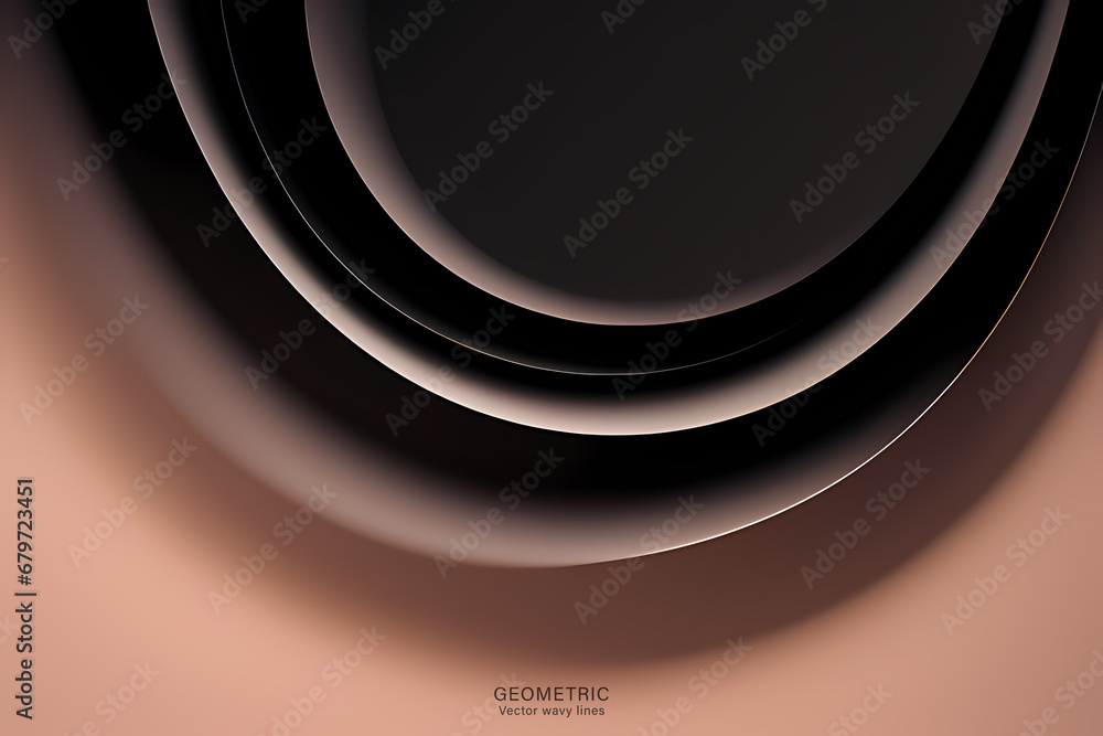 Fototapeta premium Black and red colors gradient background design. Abstract geometric background with liquid shapes. Vector illustration.