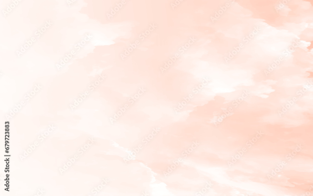 Obraz premium Pastel pink sky with cloud background vector illustration.