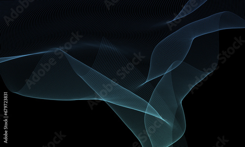Abstract background with glowing lines. modern