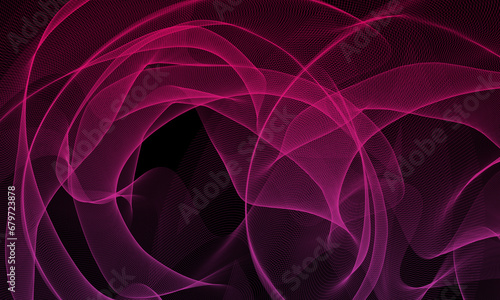 Abstract background with red and purple glowing lines 