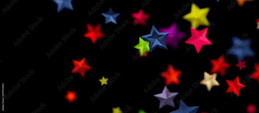 XMAS Stars - stars background, sparkle lights confetti falling. magic shining Flying christmas stars on night - colourful XMAS Stars - stars background, sparkle lights confetti falling. magic shining Flying christmas stars on night - colourful