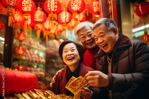 Multi generation family celebrating Chinese New Year © Canvas Alchemy