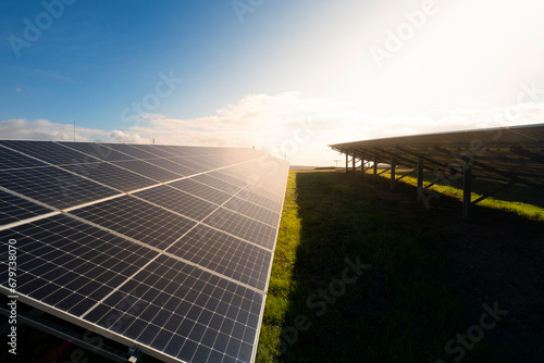 Solar panel farm to produce clean energy in Spain
