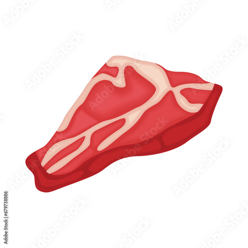 raw meat illustration