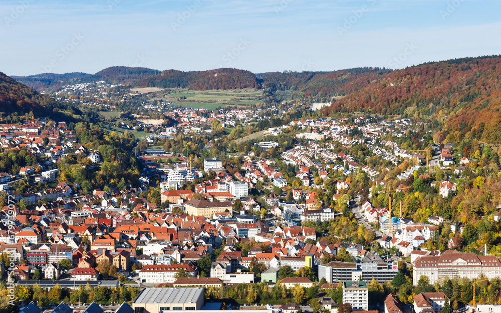 Stadtzentrum Albstadt-Ebingen auf der Schwäbischen Alb (Zollernalbkreis)