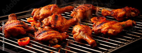 Wallpaper Mural The wings are grilled. Generative AI, Torontodigital.ca