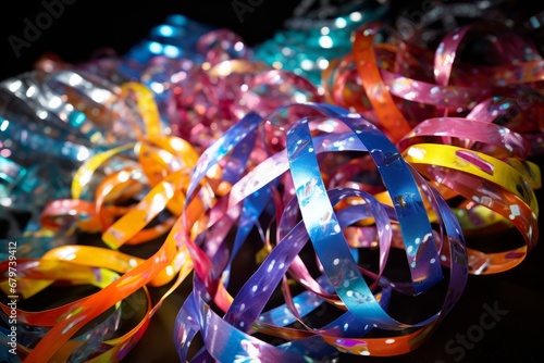 The Excitement Builds as Coiled Streamers Await their Moment in the New Year's Eve Spotlight