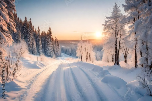 sunrise in the winter © Its Your,s