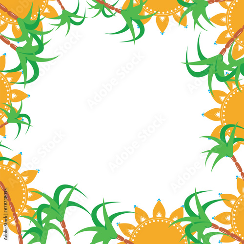 Pongal indian festival frame