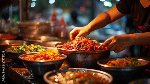 Thai Street Food Adventure, created with generative AI technology