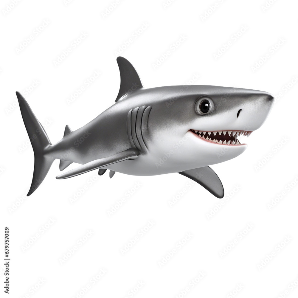 Obraz premium Whale Baby Shark Birthday Png Clipart Sticker