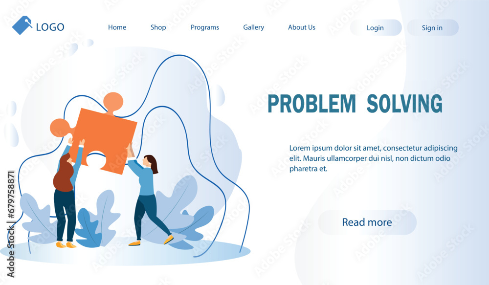 Business landing page collection. Business landing page collection.