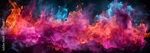 Colorful fire background © Photo Designer 4k