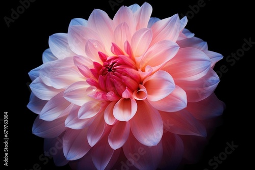 Plant nature gardening dahlia flower flora closeup beauty pink floral blossom petal