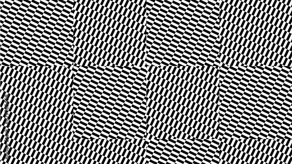 Abstract background with black stripes.Seamless loop video.Monochrome pattern. Abstract background with black stripes.Seamless loop video.Monochrome pattern.