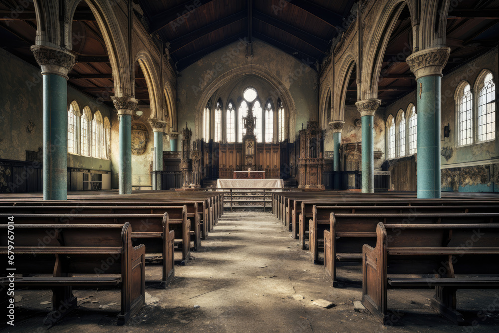 Fototapeta premium Church interior