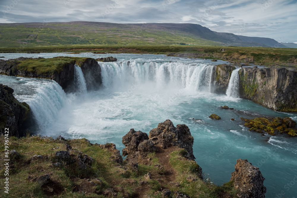 La Cascada se los Dioses, Godafoss, Iceland La Cascada se los Dioses, Godafoss, Iceland