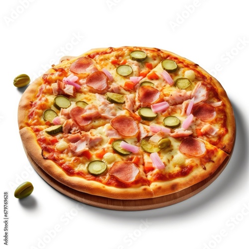 Pizza w Pickles Ham