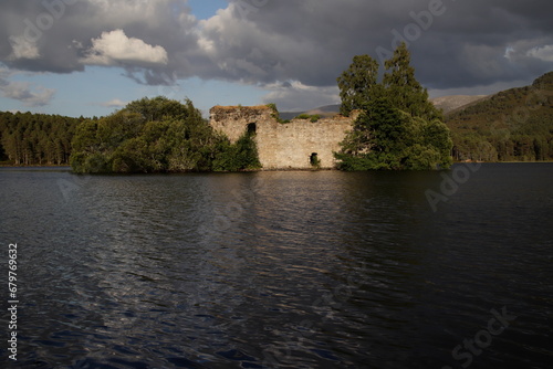 Loch an Eilein, Rothiemurchus scotland photo