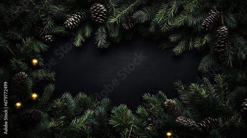  a black background with pine cones, lights and a black background with a black background with pine cones, lights and a black background with a.