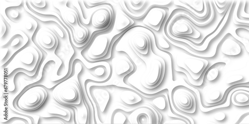 Topographic map. Geographic mountain relief. Abstract lines background paper texture Imitation of a geographical map shades .Topographic contour lines vector map seamless pattern vector illustration.