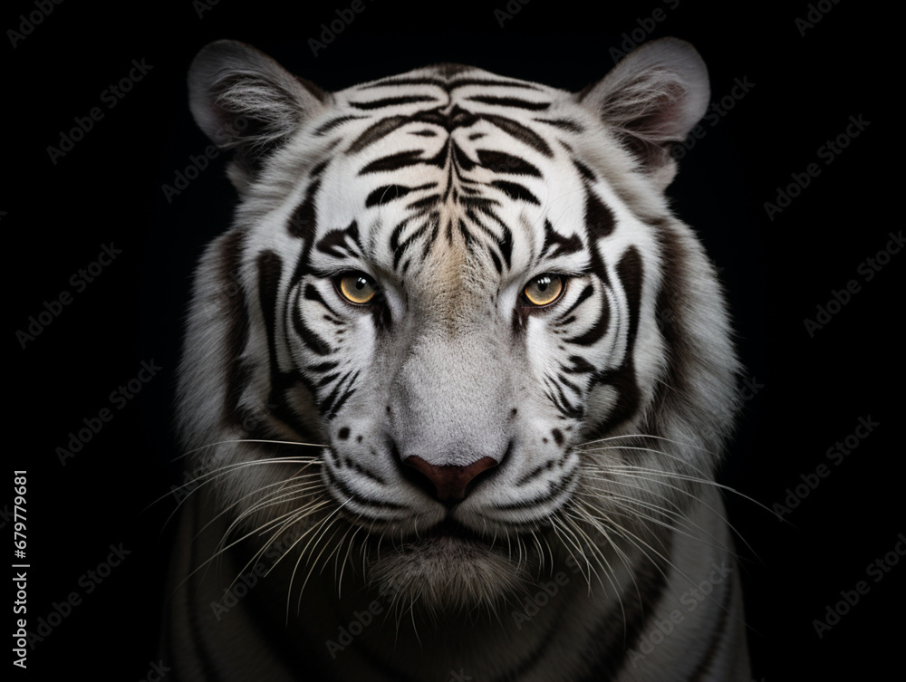Fototapeta premium white bengal tiger