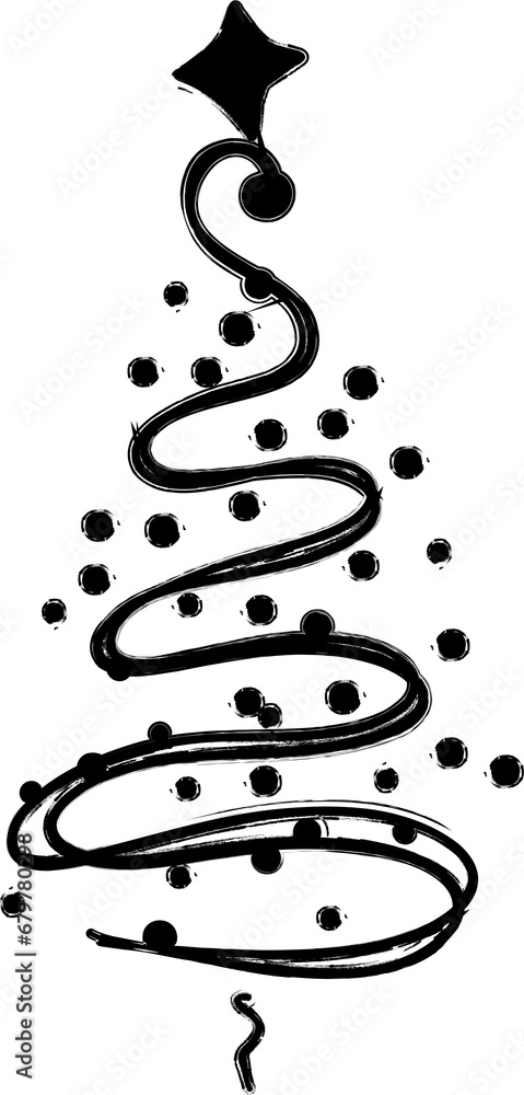 Christmas tree decoration and design.
