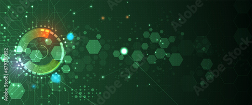 Abstract vector background. Futuristic technology style. Elegant background for business tech presentations.