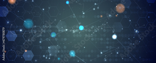 Abstract vector background. Futuristic technology style. Elegant background for business tech presentations.