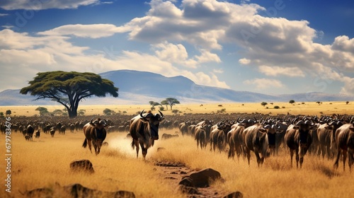 The natural wealth found in Tanzania is almost indescribable. Over a million wildebeest make the Great Migration across the Serengeti  a protected plain in the northern part of the country.