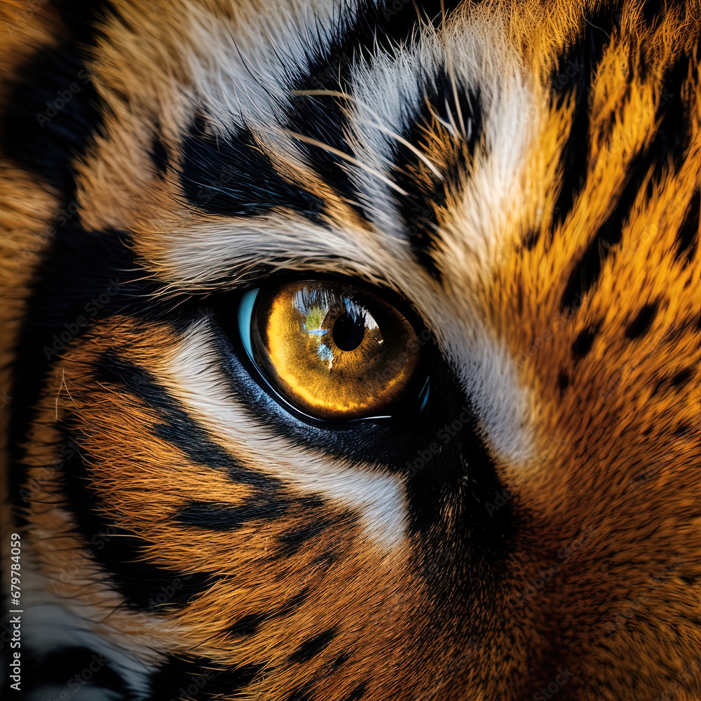 Tiger's Eye. Generative AI