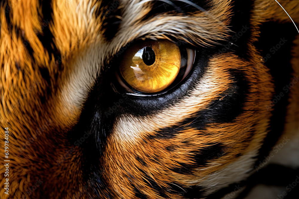 Tiger's Eye. Generative AI