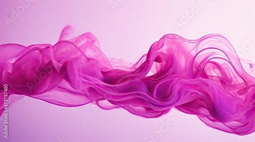  a close up of a pink substance on a pink background with a blurry wave in the middle of the image.