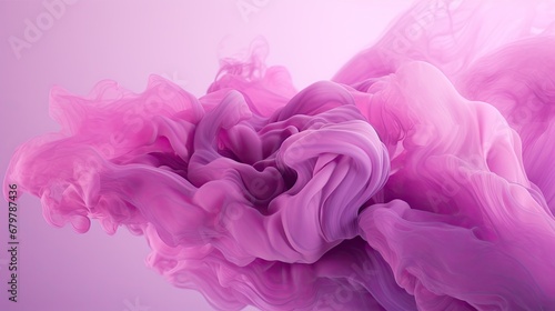  a close up of a pink and purple liquid in the middle of a liquid filled with pink and purple liquid.